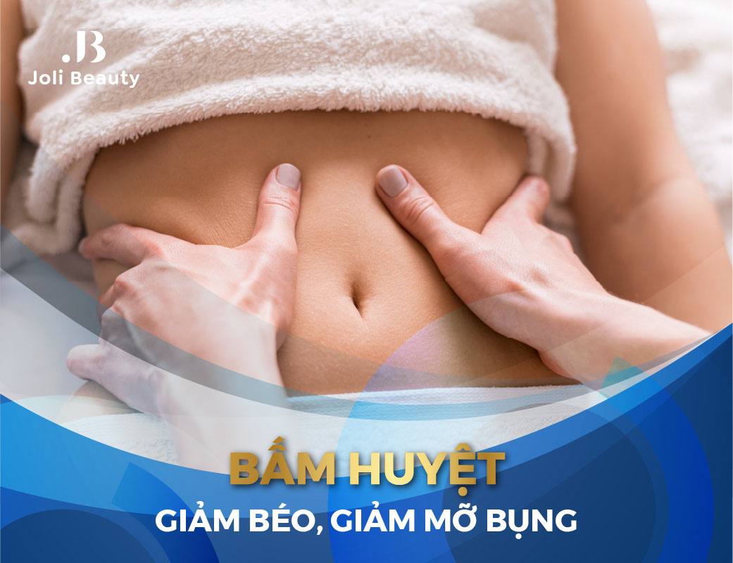 bấm huyệt giảm mỡ bụng