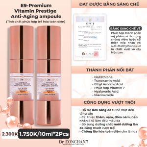 Premium Vitamin Prestige Anti-Aging ampoule - Tinh chất phức hợp trẻ hóa toàn diện